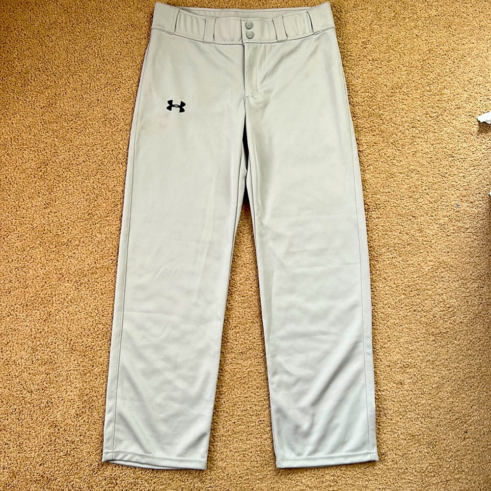 New Under Armour grey baseball pants